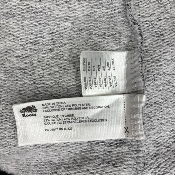 Roots Gray Hoodie XL Unisex - Picture 12 of 13